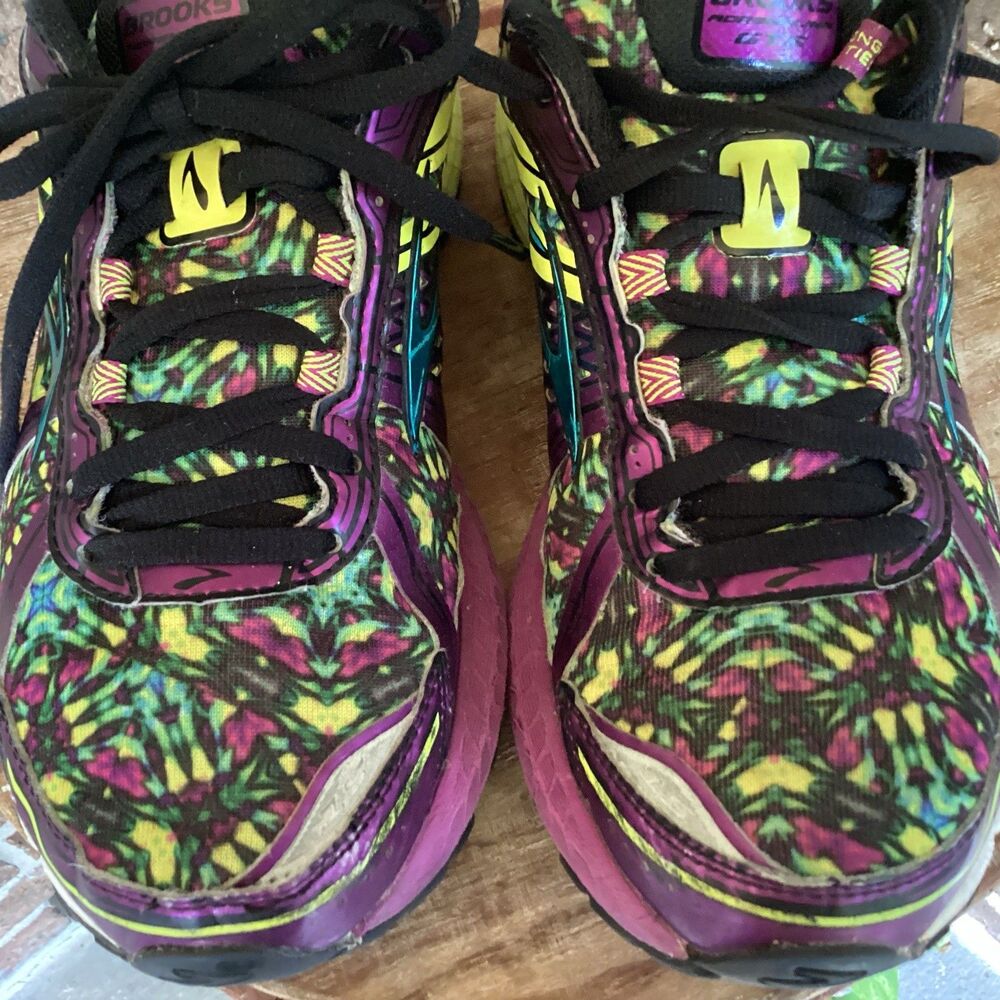 Brooks Adrenaline GTS 15 Size 8 Kaleidoscope Stability Running Sneaker Shoe - Picture 10 of 12